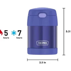 Frasco de comida Thermos Funtainer 10 onças, roxo