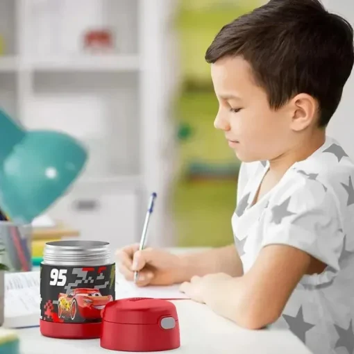 Frasco de comida Thermos Funtainer 10 onças, carros