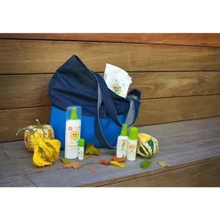 Frasco de spray protetor solar Babyganics 50 FPS + combinação repelente de insetos