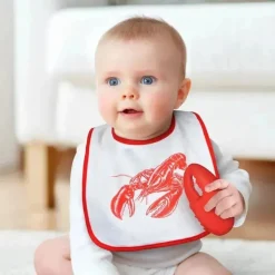 Fred &amp; Friends Chill Baby vestido para derramar - conjunto de babador lagosta