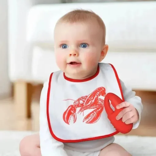Fred &amp; Friends Chill Baby vestido para derramar - conjunto de babador lagosta