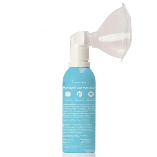 Frida Baby - Inalador nasal NoseFrida Saline Mist, Saline Inhaler acalma nariz entupido e dor de garganta