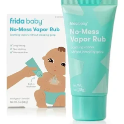 Frida Baby - Vapor Rub No-Mess, Baby Vapor Rub, Calmante Eucalipto e Lavanda para Dormir
