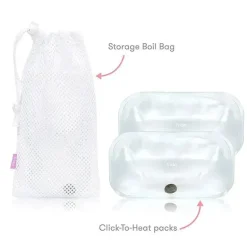 Frida Mom - Almofada de amamentação nas costas + aquecedores de barriga