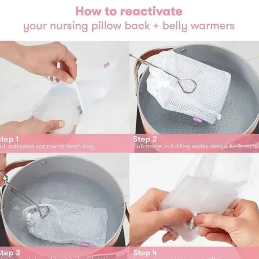 Frida Mom - Almofada de amamentação nas costas + aquecedores de barriga