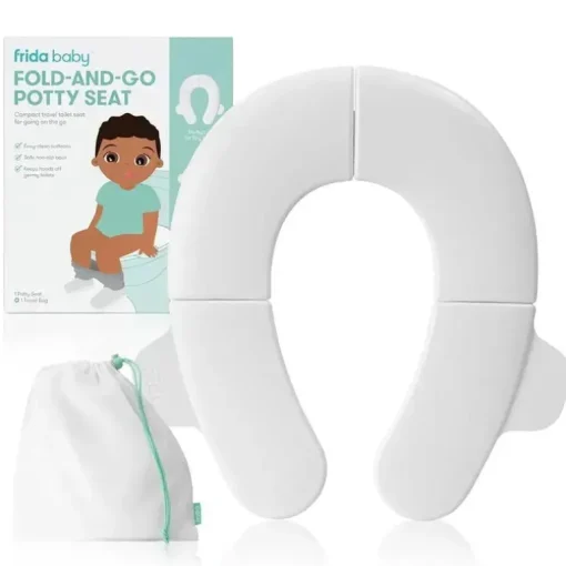 Fridababy - Assento penico dobrável para vaso sanitário, assento penico dobrável para viagem para criança