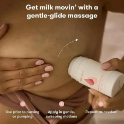 Fridababy - bastão de massagem com fluxo de leite para mães que amamentam e amamentam, com infusão de camomila + babosa