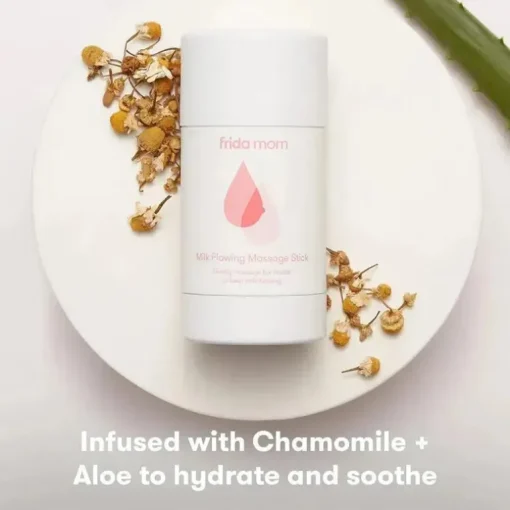 Fridababy - bastão de massagem com fluxo de leite para mães que amamentam e amamentam, com infusão de camomila + babosa