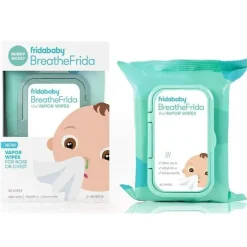 Fridababy - 30Ct BreatheFrida Nose &amp; Chest Vapor Wipes