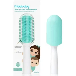 Fridababy - escova para desembaraçar cabelos finos ou lisos para crianças