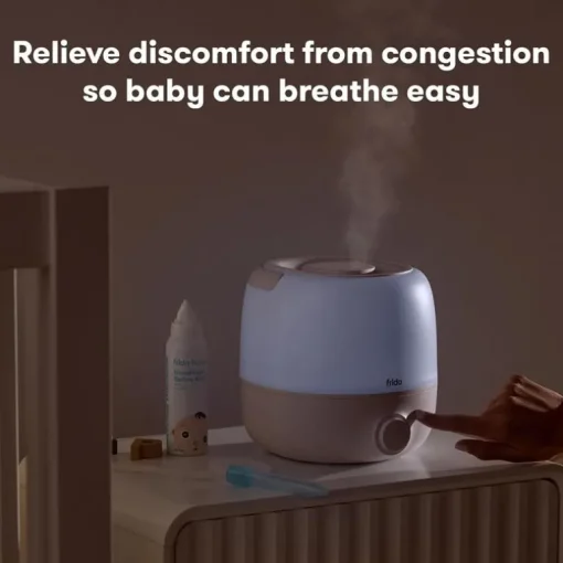 Fridababy - 3-in-1 Cool Mist Humidifier for Large Rooms, Essential Oil Diffuser