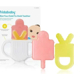 Fridababy - Mordedor de silicone não muito frio para segurar 2Pk