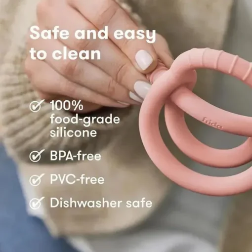 FridaBaby - Mordedor Get-A-Grip, rosa suave