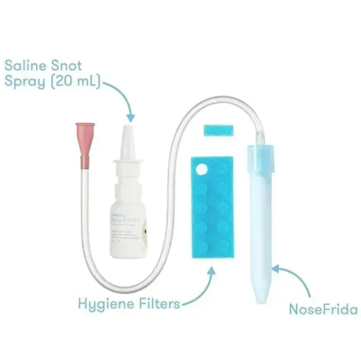 Fridababy - Nariz Frida Snotsucker Saline Kit