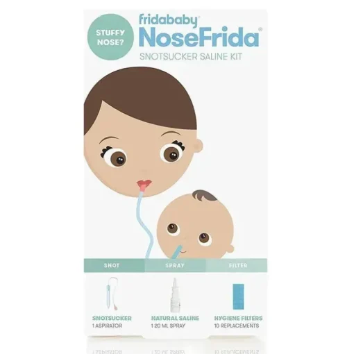 Fridababy - Nariz Frida Snotsucker Saline Kit