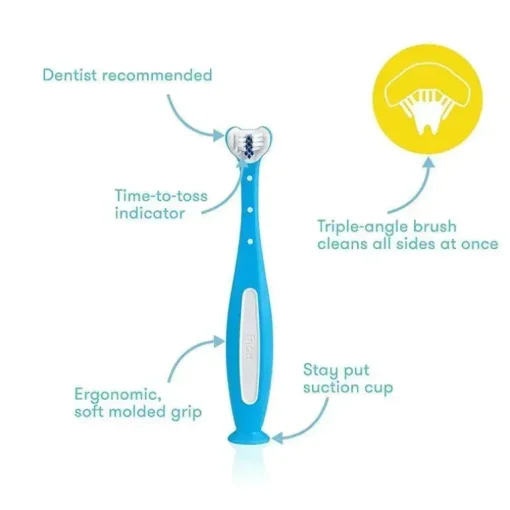 Fridababy - Smilefrida 2.0 Toothhugger, Azul