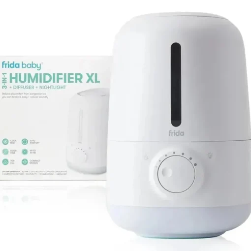 Fridababy - Umidificador XL Cool Mist 3 em 1 para salas grandes + difusor, luz noturna