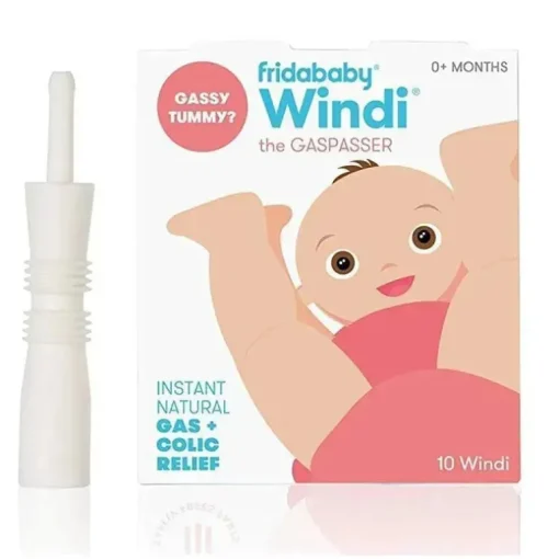 FridaBaby Windi The Gasspasser - Apaziguador de gases e cólicas para bebês 10 contagem
