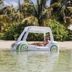 Funboy - Carro de golfe gigante inflável de luxo para piscina