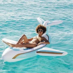 Funboy - Flutuador inflável gigante para piscina de avião a jato particular de luxo