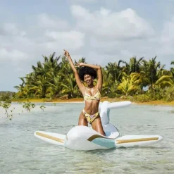 Funboy - Flutuador inflável gigante para piscina de avião a jato particular de luxo