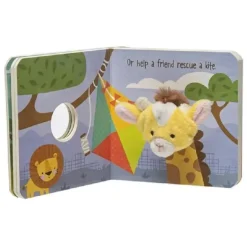 Ganz - Finger Puppet Book Jamie Giraffe