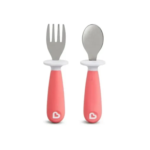 Garfo e colher Munchkin Rase Toddler 1PK (variedade dinâmica)