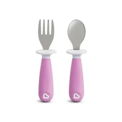 Garfo e colher Munchkin Rase Toddler 1PK (variedade dinâmica)