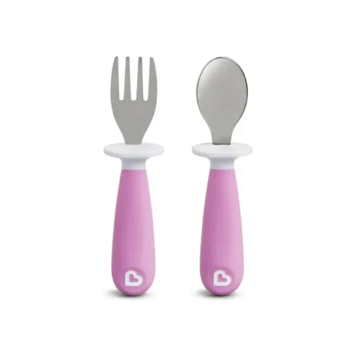 Garfo e colher Munchkin Rase Toddler 1PK (variedade dinâmica)