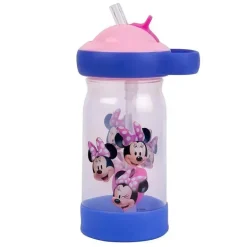 Garrafa de água Tomy - Disney Minnie Sip &amp; See 12 Oz