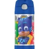 Garrafa de palha Thermos Funtainer 12 onças - Máscaras PJ