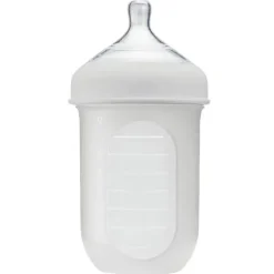 Garrafa de Silicone Tomy - Boon 8 Oz (Cinza Claro)