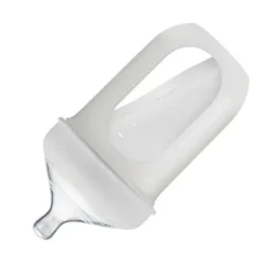 Garrafa de Silicone Tomy - Boon 8 Oz (Cinza Claro)