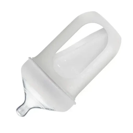 Garrafa de Silicone Tomy - Boon 8 Oz (Cinza Claro)