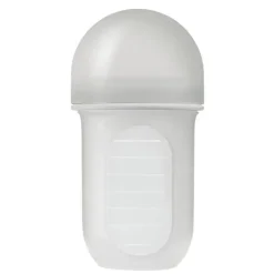 Garrafa de Silicone Tomy - Boon 8 Oz (Cinza Claro)