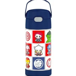 Garrafa Thermos Funtainer 12 Oz, Vingadores