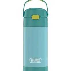 Garrafa Thermos Funtainer 12 Oz, Azul/Verde