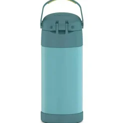 Garrafa Thermos Funtainer 12 Oz, Azul/Verde