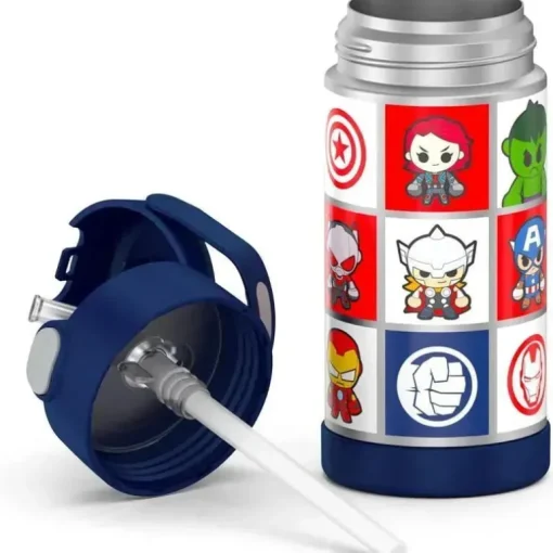 Garrafa Thermos Funtainer 12 Oz, Vingadores