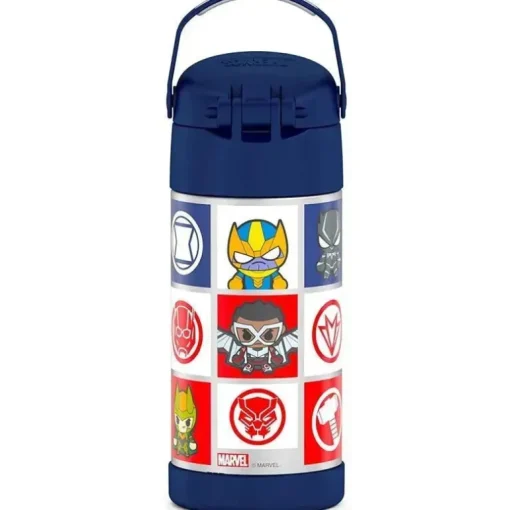 Garrafa Thermos Funtainer 12 Oz, Vingadores