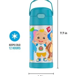 Garrafa Thermos Funtainer 12 Oz, Cocomelon