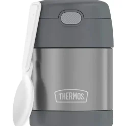 Garrafa térmica - 10 onças. Funtainer de Aço Inoxidável, Cinza