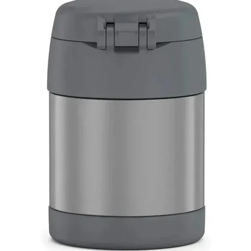 Garrafa térmica - 10 onças. Funtainer de Aço Inoxidável, Cinza