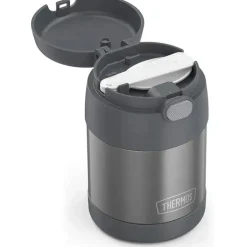 Garrafa térmica - 10 onças. Funtainer de Aço Inoxidável, Cinza