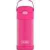 Garrafa térmica - 12 onças. Garrafa de Funtainer® não licenciada de aço inoxidável, rosa
