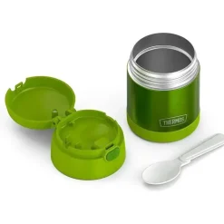 Garrafa térmica - 10 onças. Jarra de comida funtainer de aço inoxidável, cal