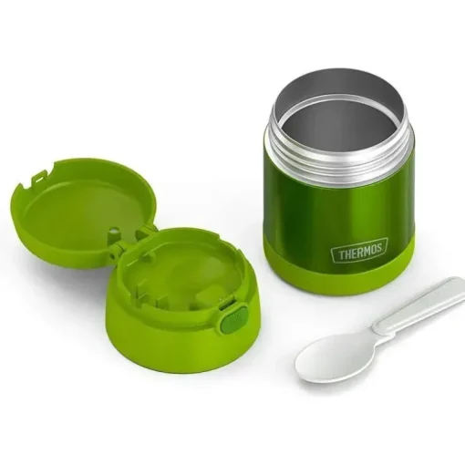 Garrafa térmica - 10 onças. Jarra de comida funtainer de aço inoxidável, cal