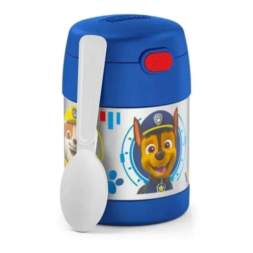 Garrafa térmica - Frasco de comida para bebê de 10 onças com isolamento - Patrulha Canina