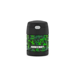 Garrafa térmica - Frasco para alimentos de aço inoxidável licenciado Funtrainer 10Oz, Minecraft
