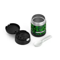Garrafa térmica - Frasco para alimentos de aço inoxidável licenciado Funtrainer 10Oz, Minecraft